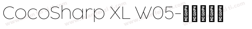 CocoSharp XL W05字体转换